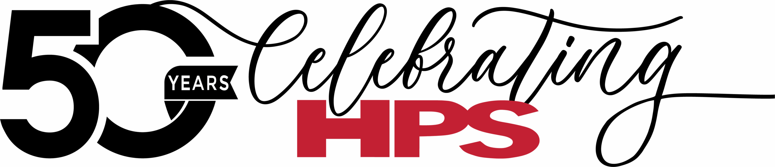 HPS Pharmacies celebrating 50 years logo